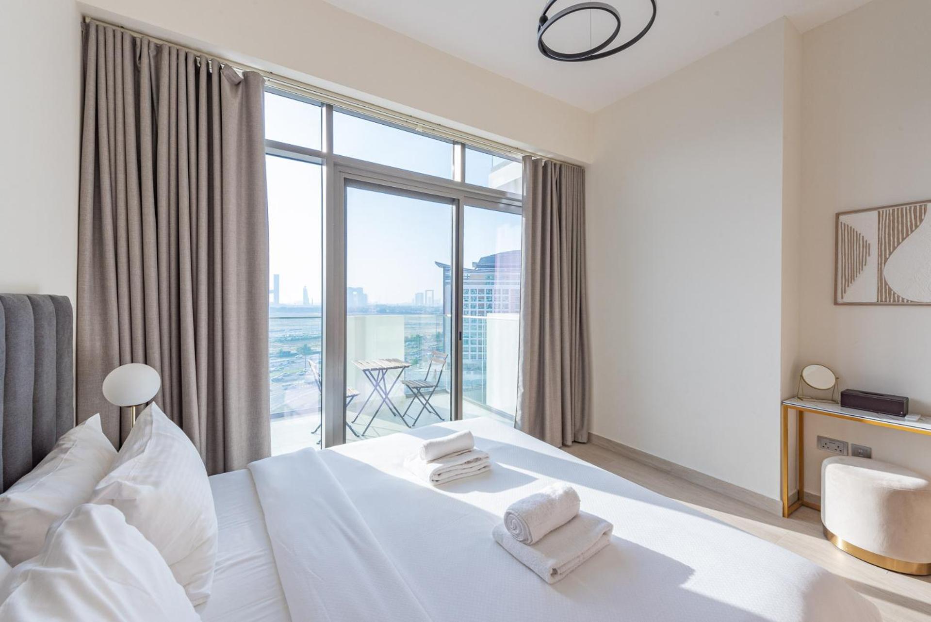 Cozy & Convenient 1Br Haven In Al Jaddaf Lejlighed Dubai Eksteriør billede